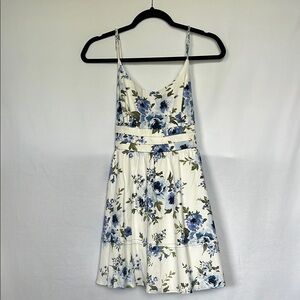 Mi ami Blue and White Sleeveless Sundress